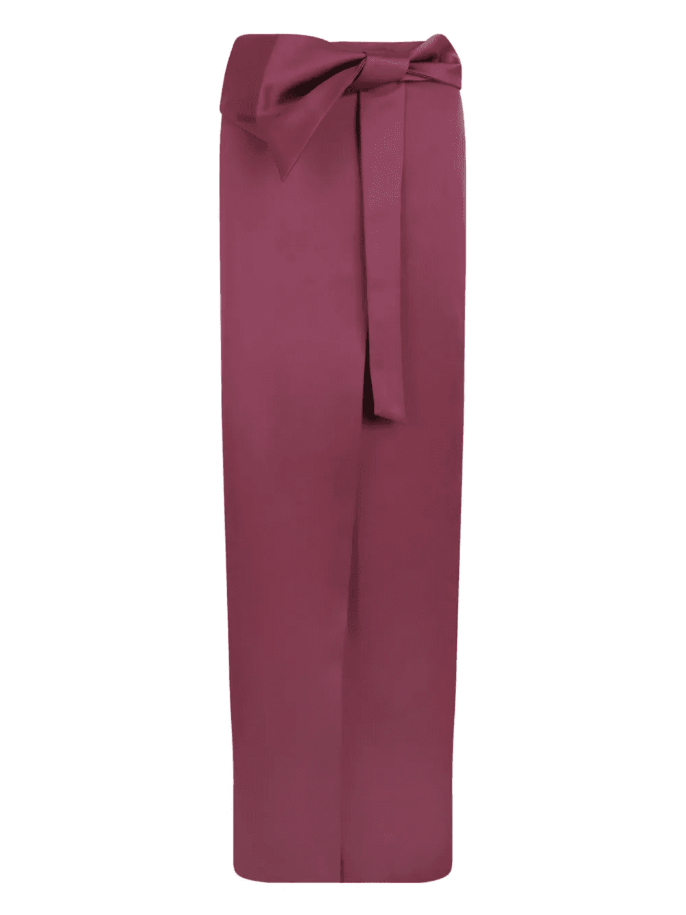 bow-detail long skirt - Image 1