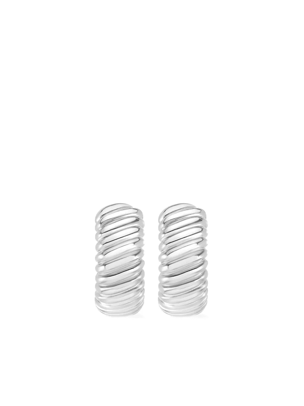 large Twist hoop earring - Image 1
