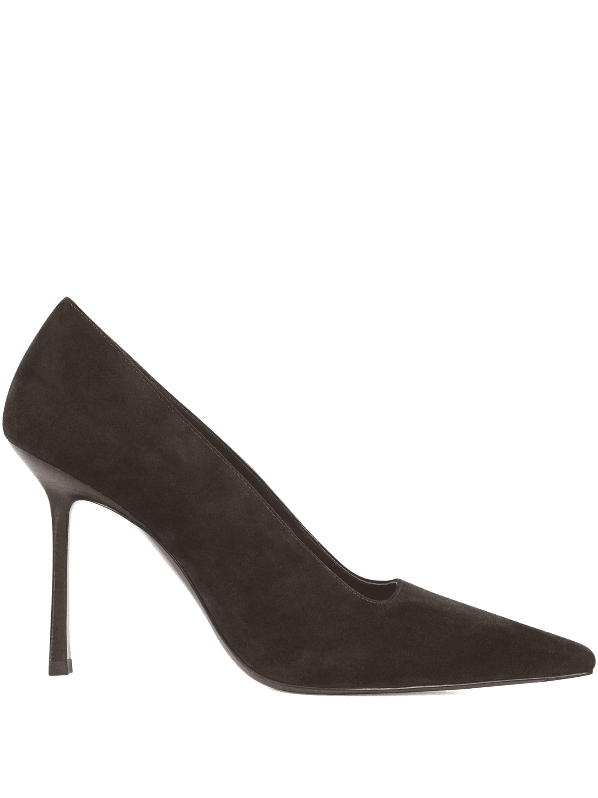 100mm suede heeled pumps - Image 1