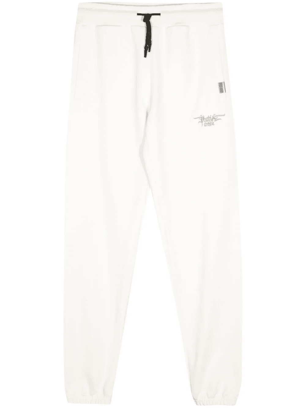tapered-leg cotton track pants - Image 1