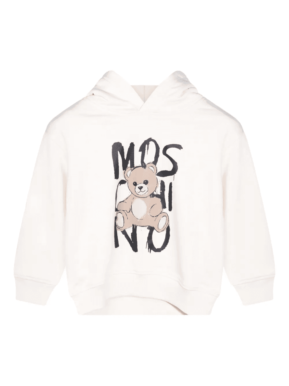 teddy-print hoodie - Image 1
