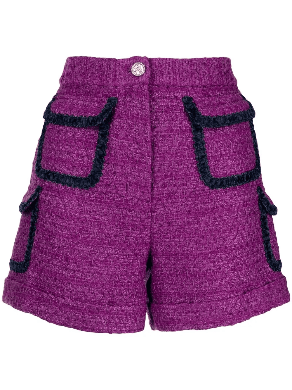 tweed pocketed shorts - Image 1