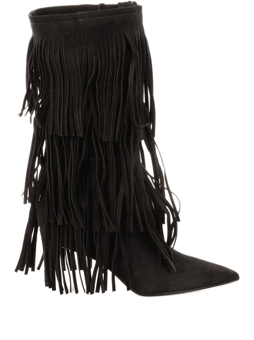 fringe suede boot - Image 1
