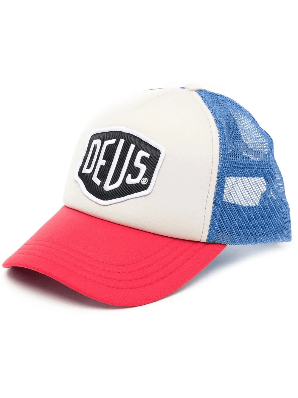 logo-patch panelled hat - Image 1