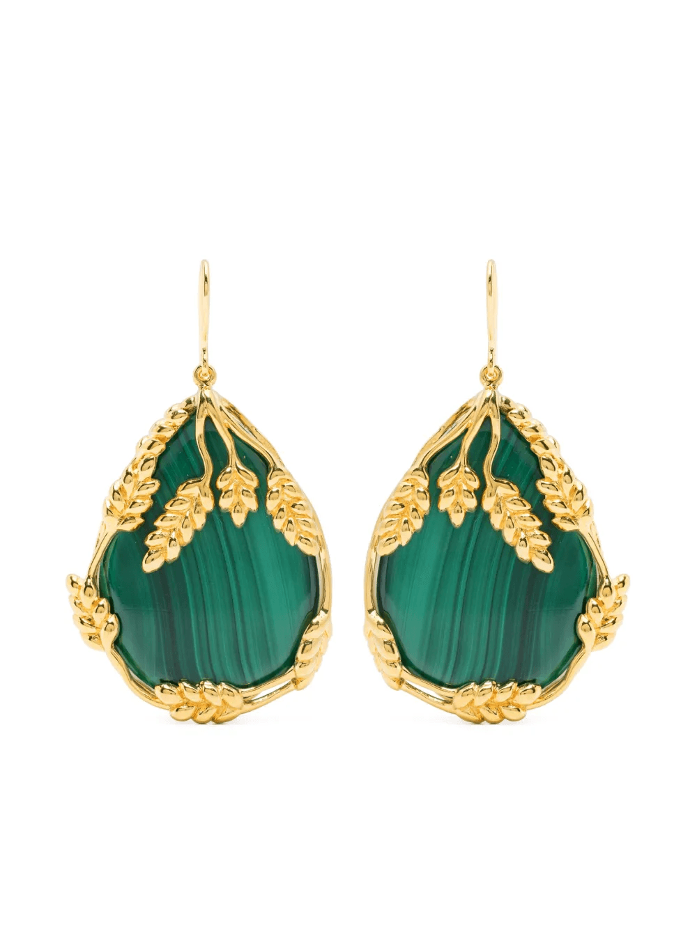 Francoise pendant malachite earrings - Image 1