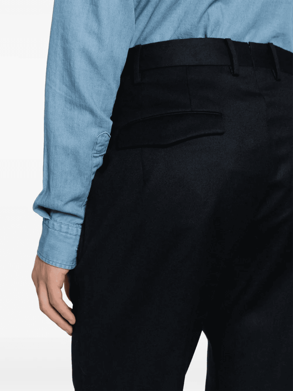 virgin-wool tailored trousers - Image 1