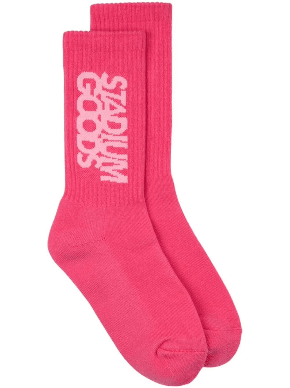 crew-knit "Pink" socks - Image 1