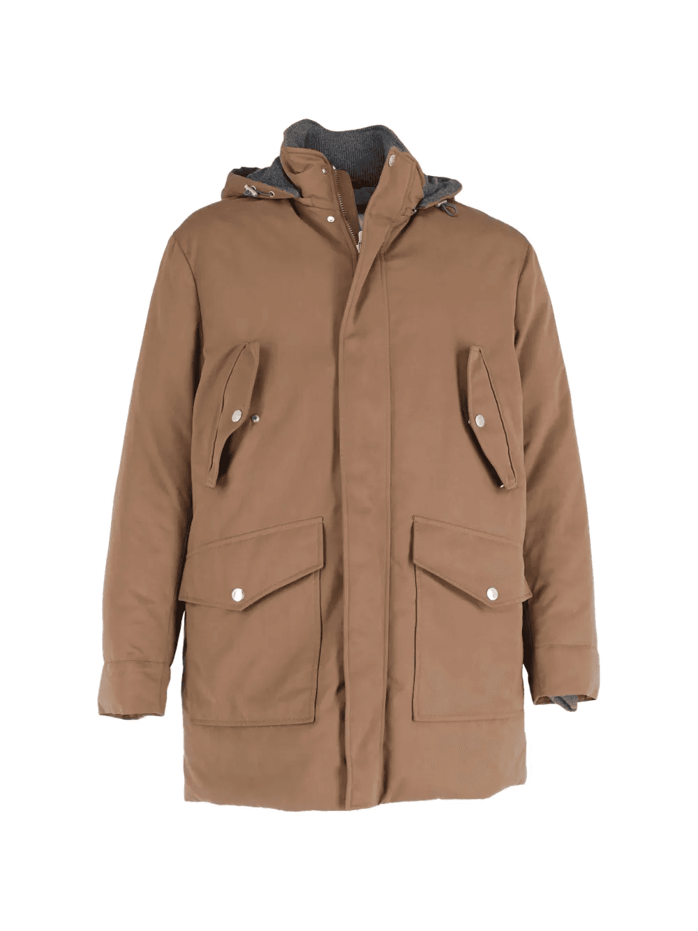 flap-pocket cotton jacket - Image 1