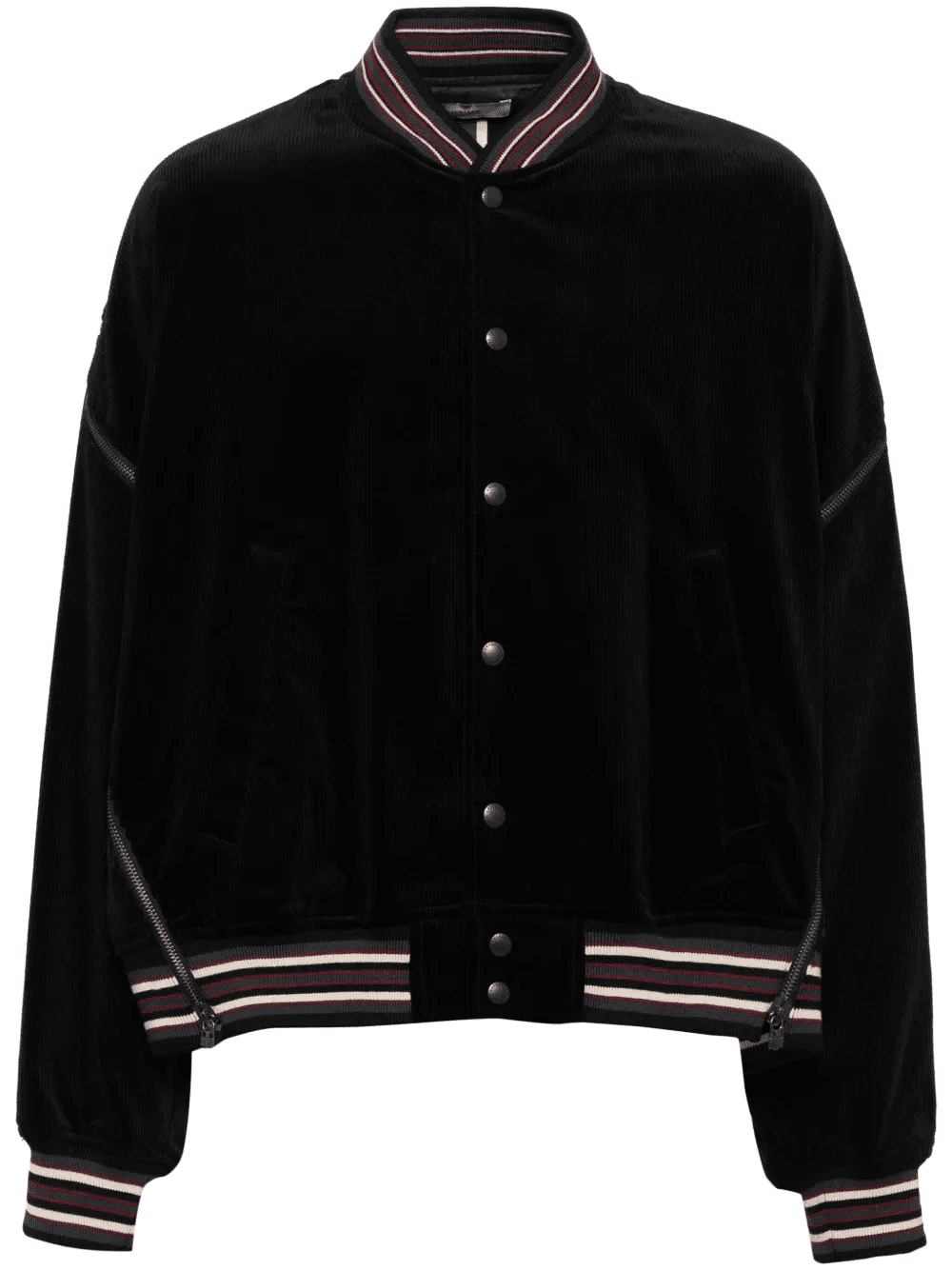 corduroy zipper jacket - Image 1