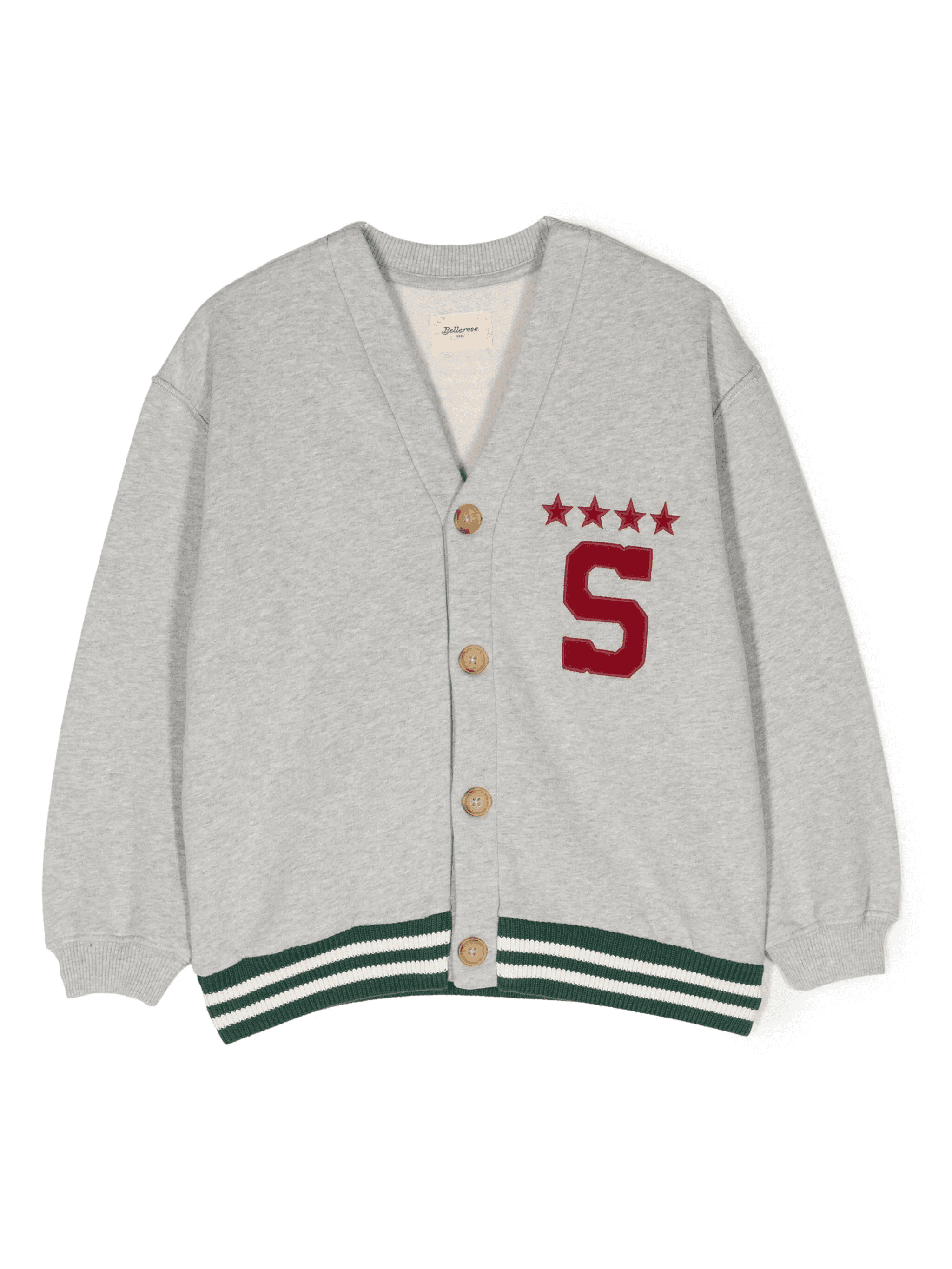 button-up organic cotton sweatshirt - Image 1