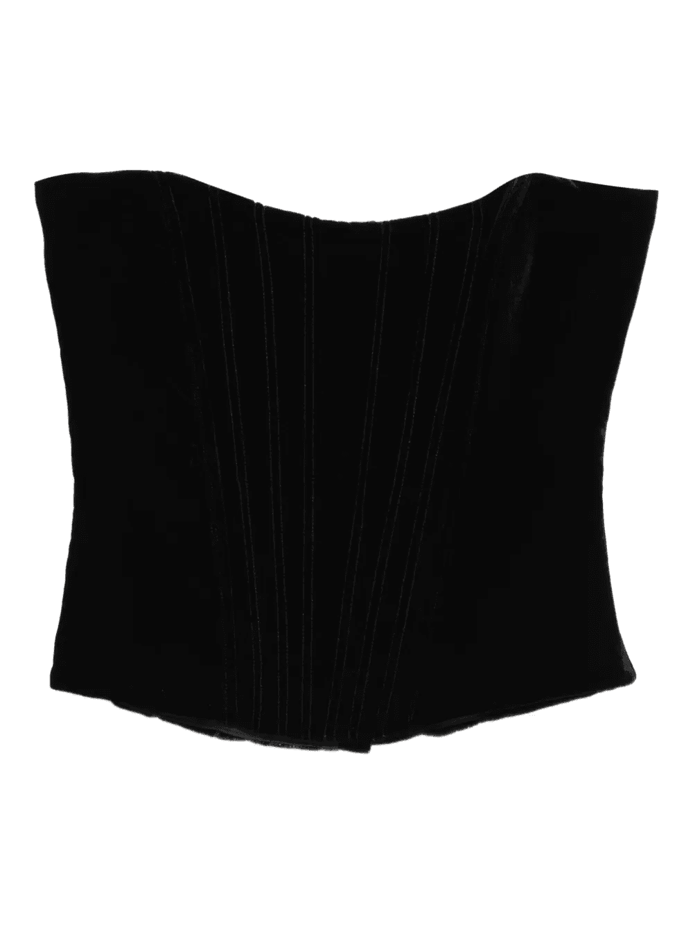 velvet corset top - Image 1