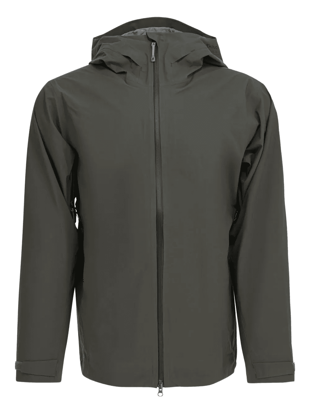 hooded zip-fastening raincoat - Image 1