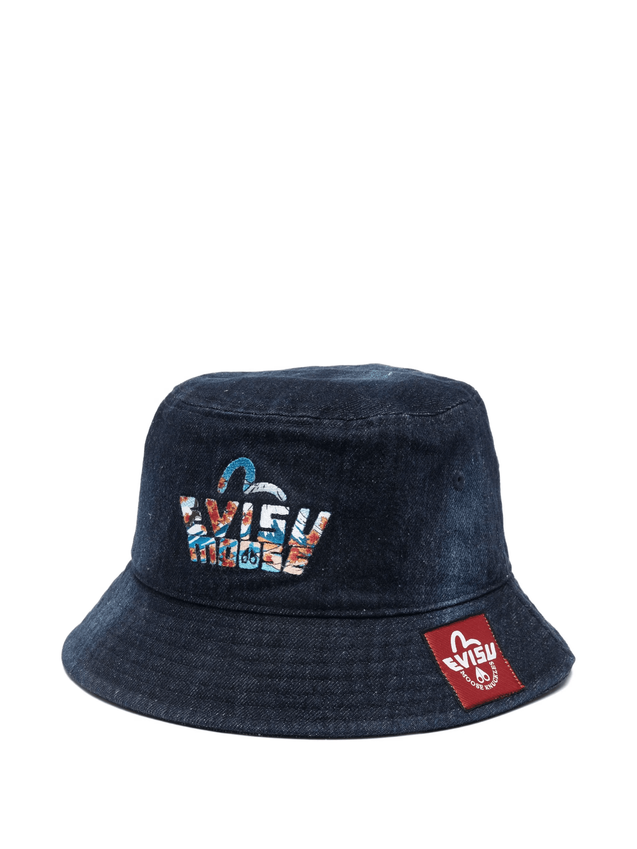 x Evisu logo-patch bucket hat - Image 1