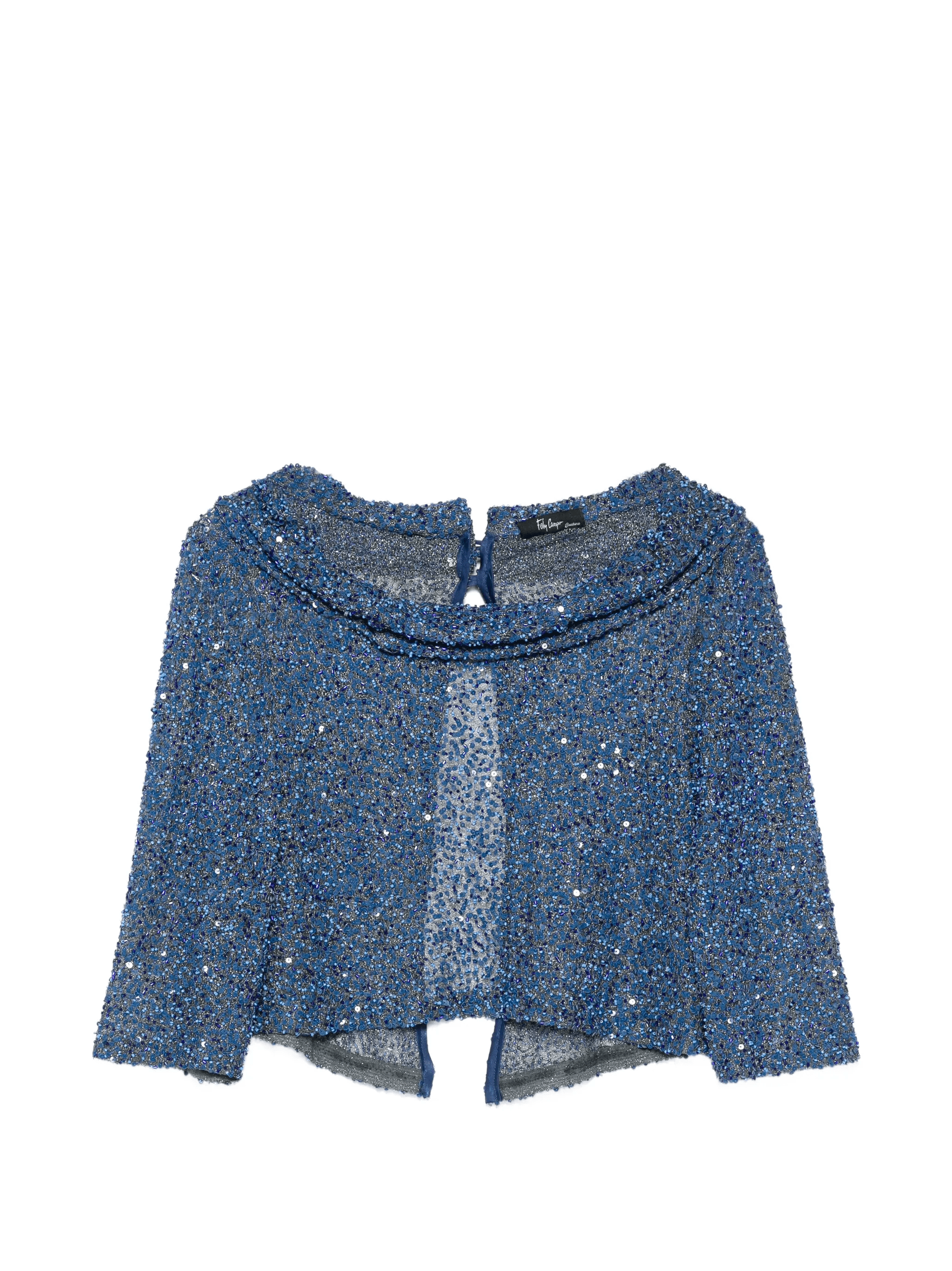 sequin embellished blouse - Image 1