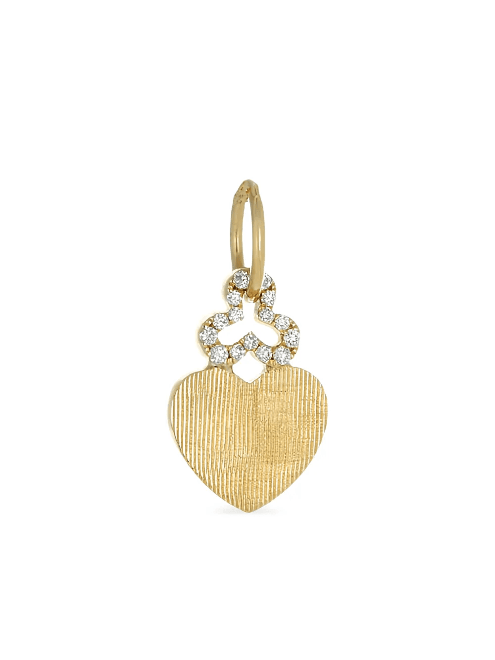 diamond mini heart pendent - Image 1
