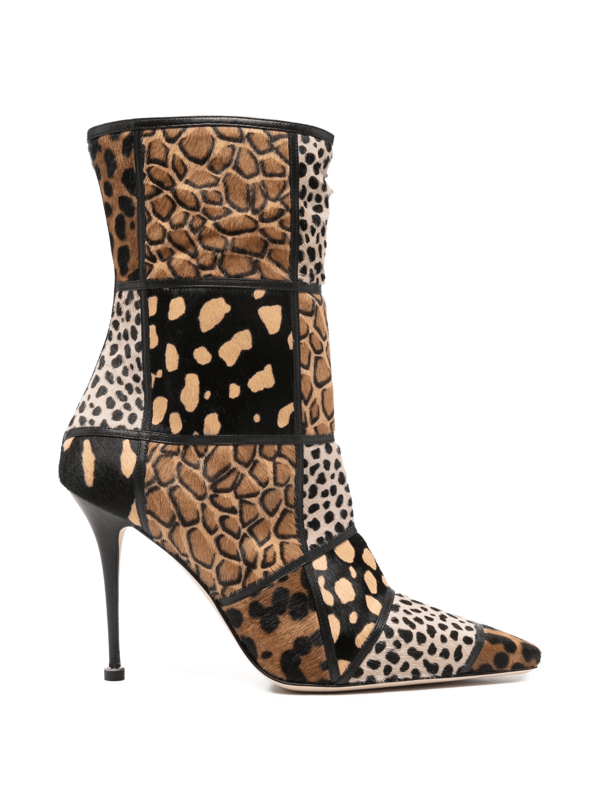 Trulona patchwork stiletto ankle boots - Image 1