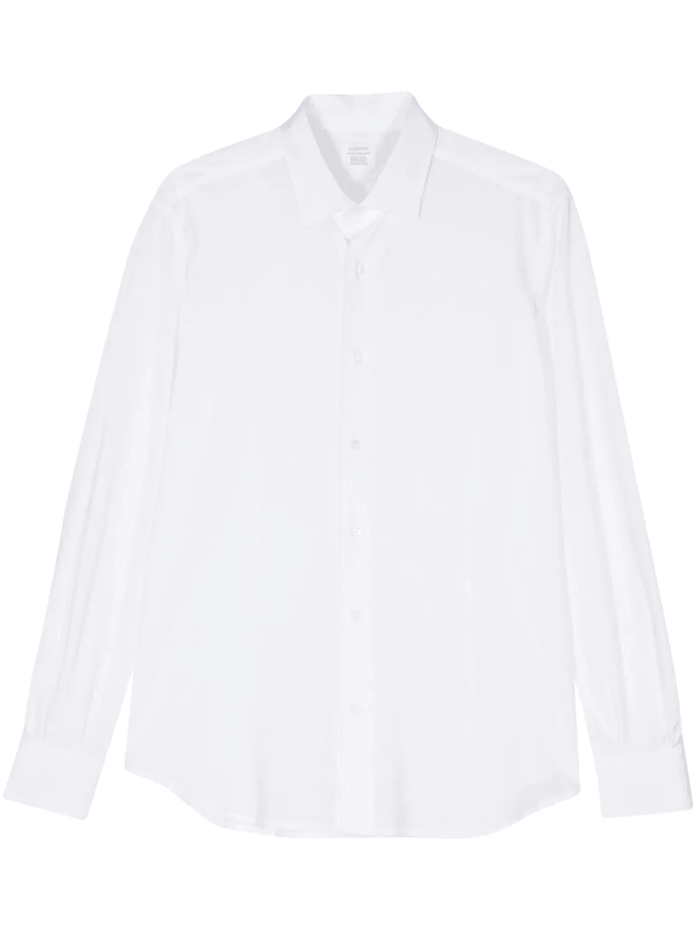 tonal stitching cotton shirt - Image 1