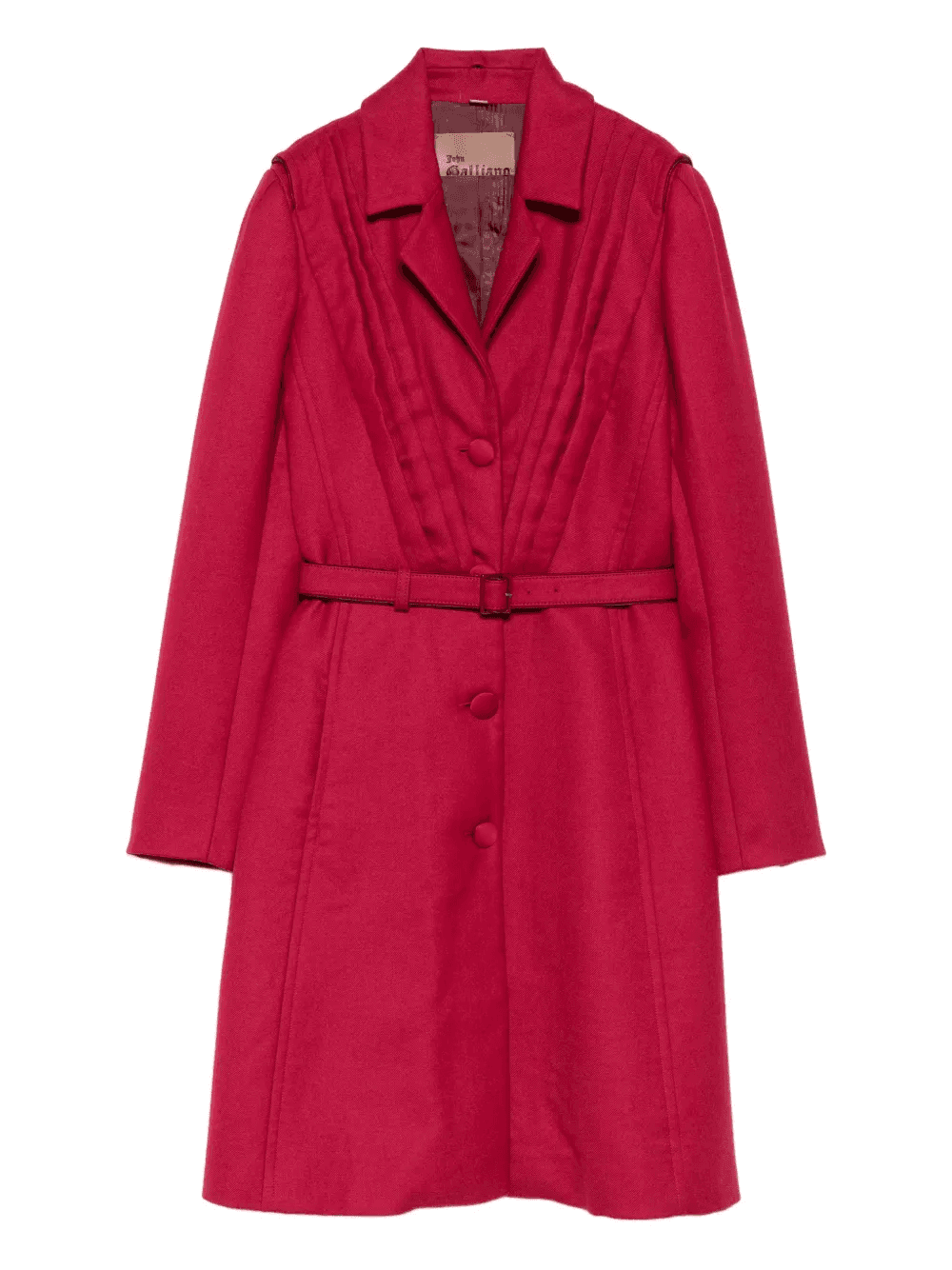 2000s belted coat - Image 1