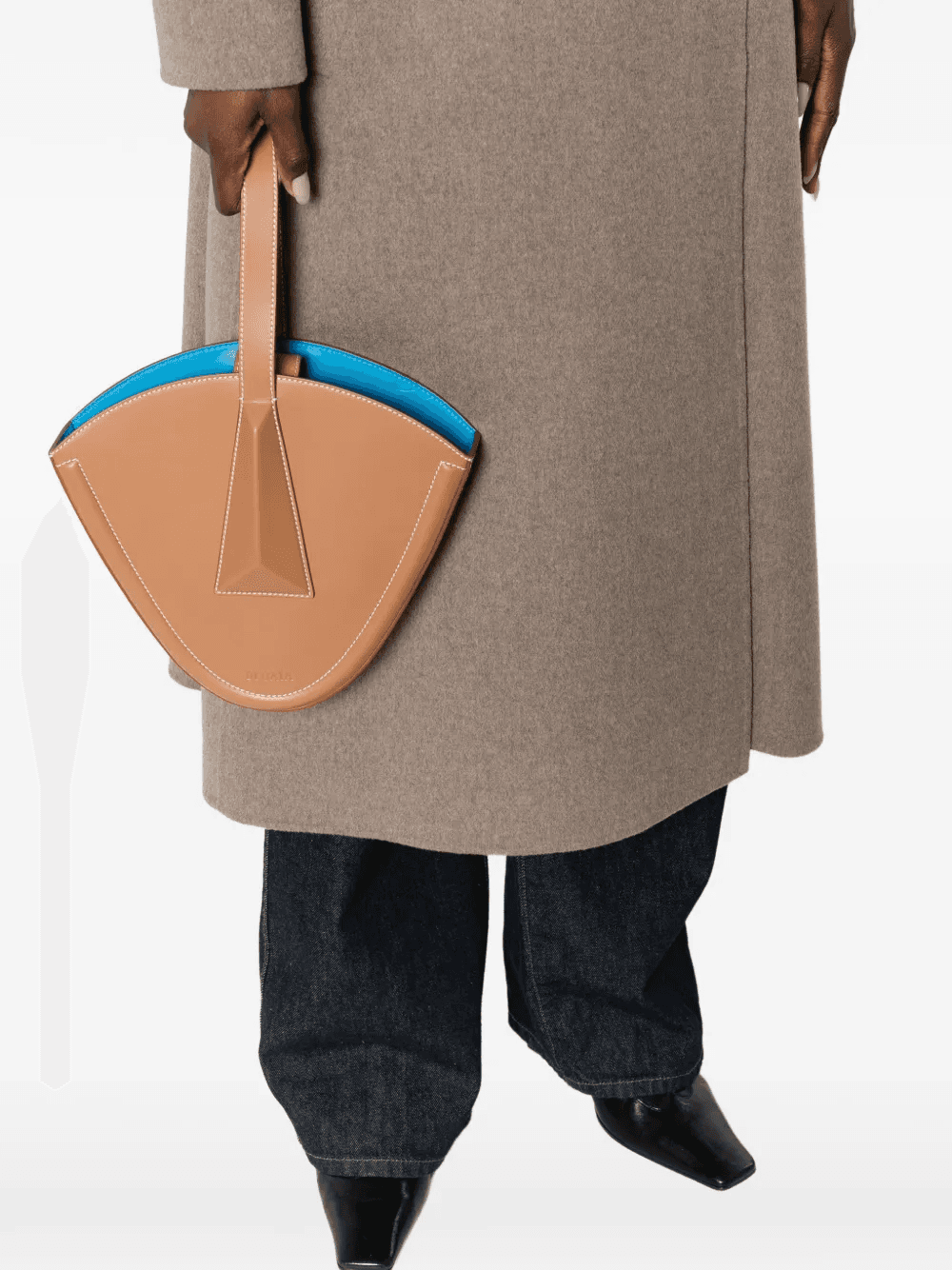 La Tête leather tote bag - Image 1