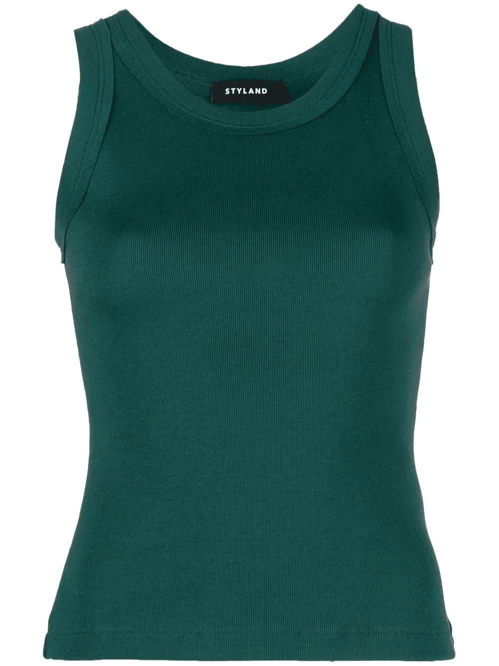 organic cotton vest top - Image 1
