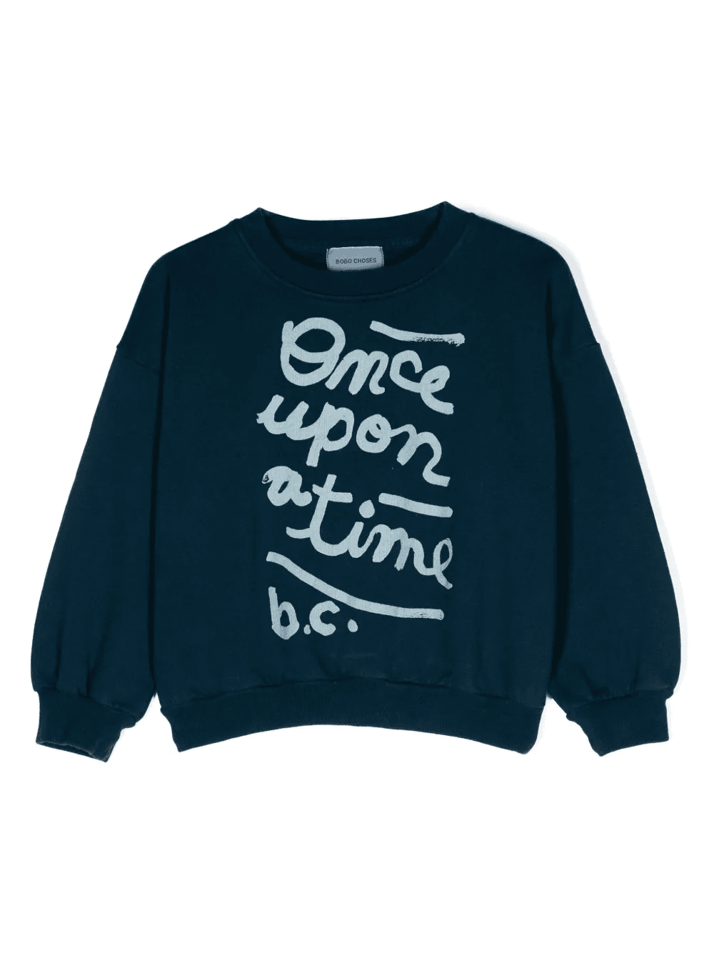 slogan-print sweatshirt - Image 1