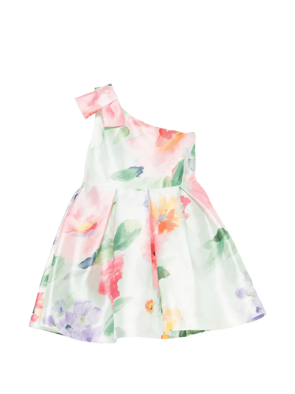 one-shoulder floral dress - Image 1