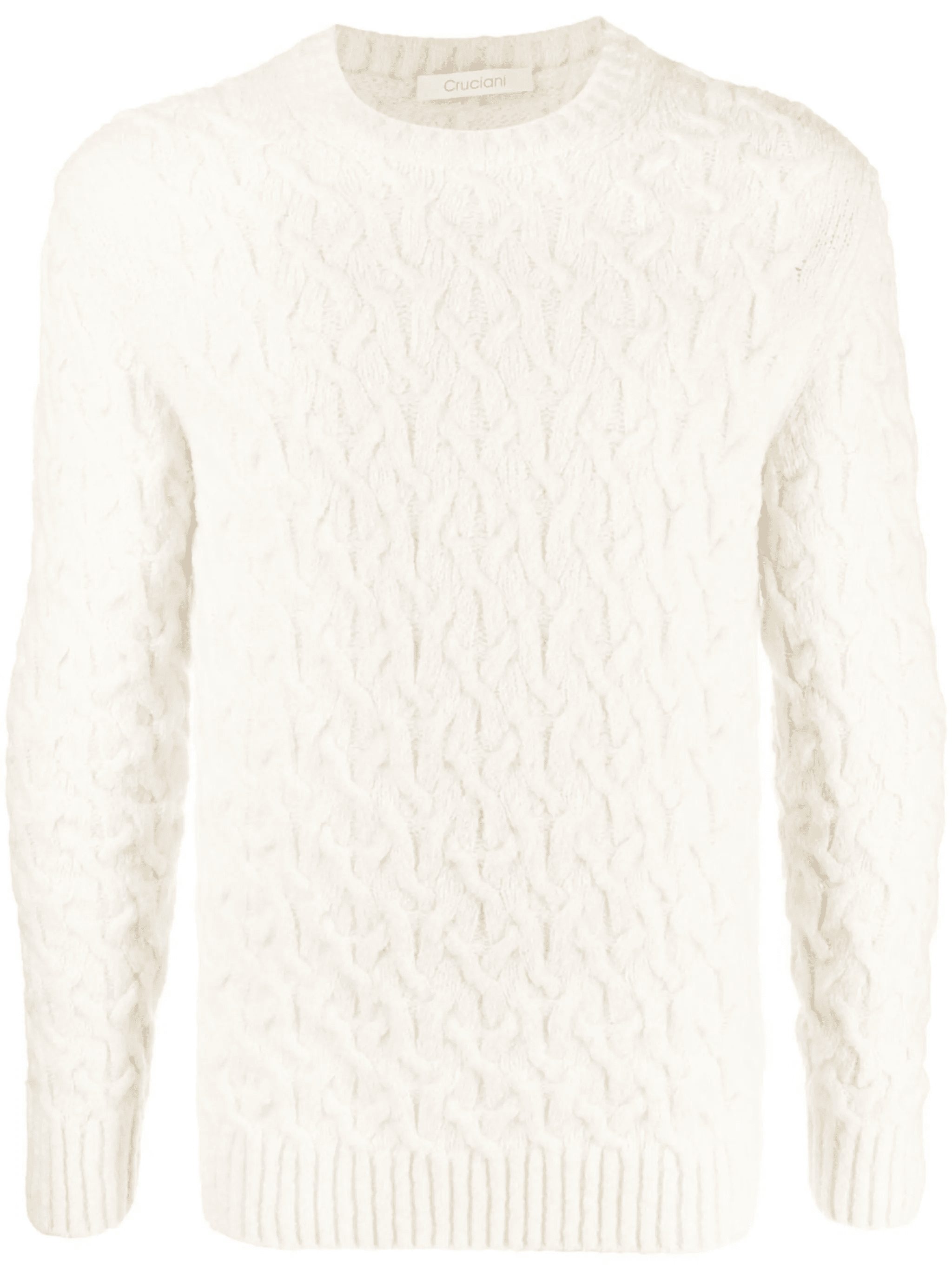 textured round-neck jumper - Image 1