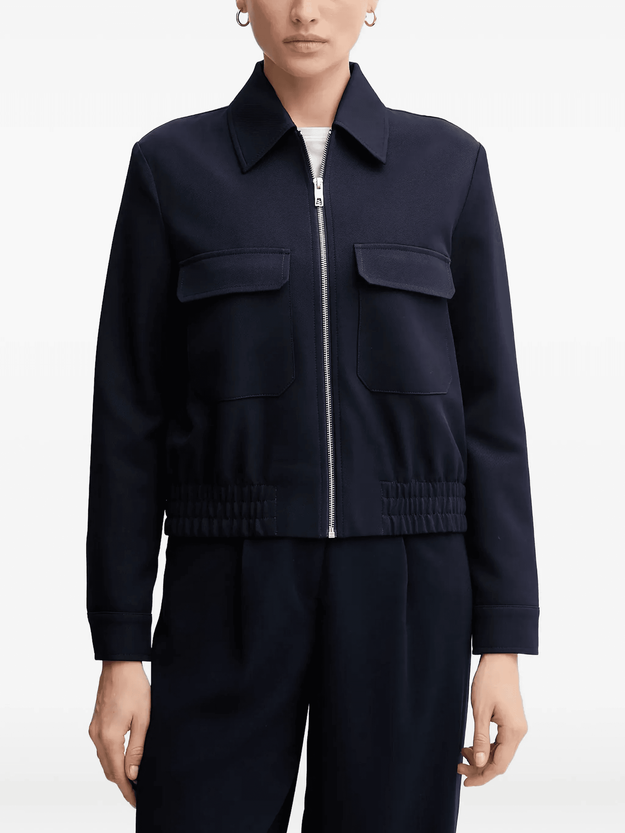 flap-pocket zip jacket - Image 1