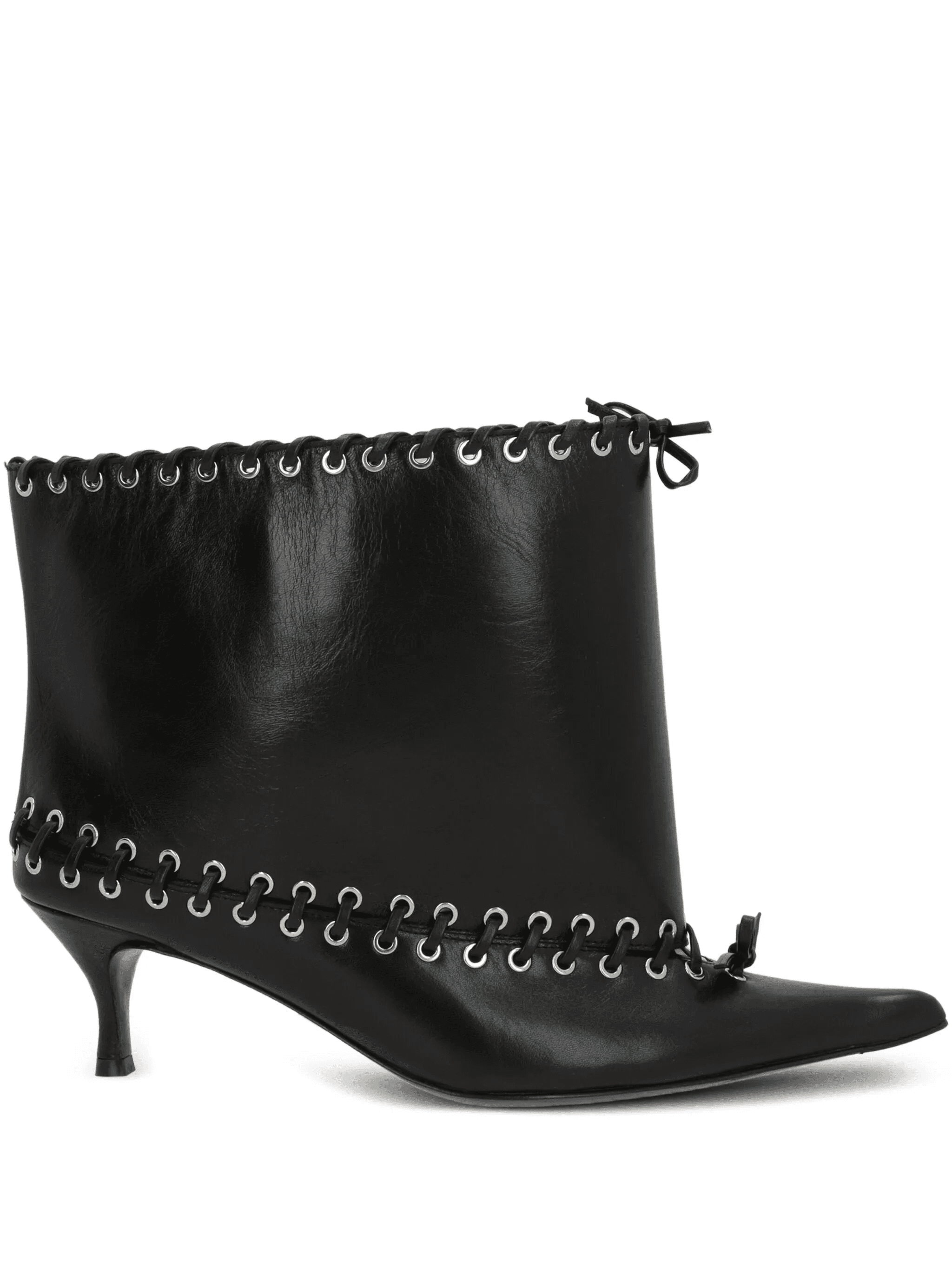 60mm eyelet-straps ankle boots - Image 1