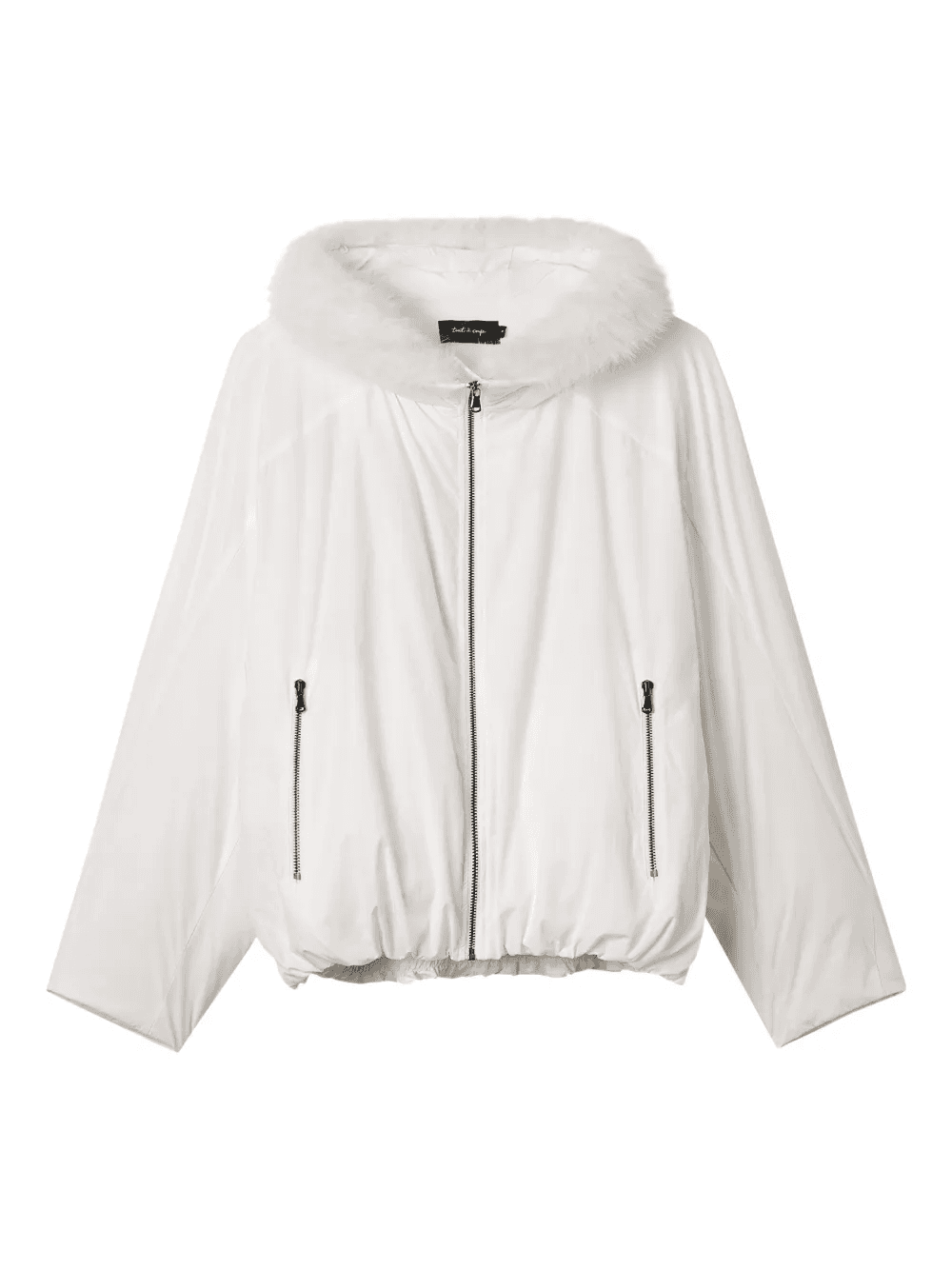 faux-fur hooded jacket - Image 1