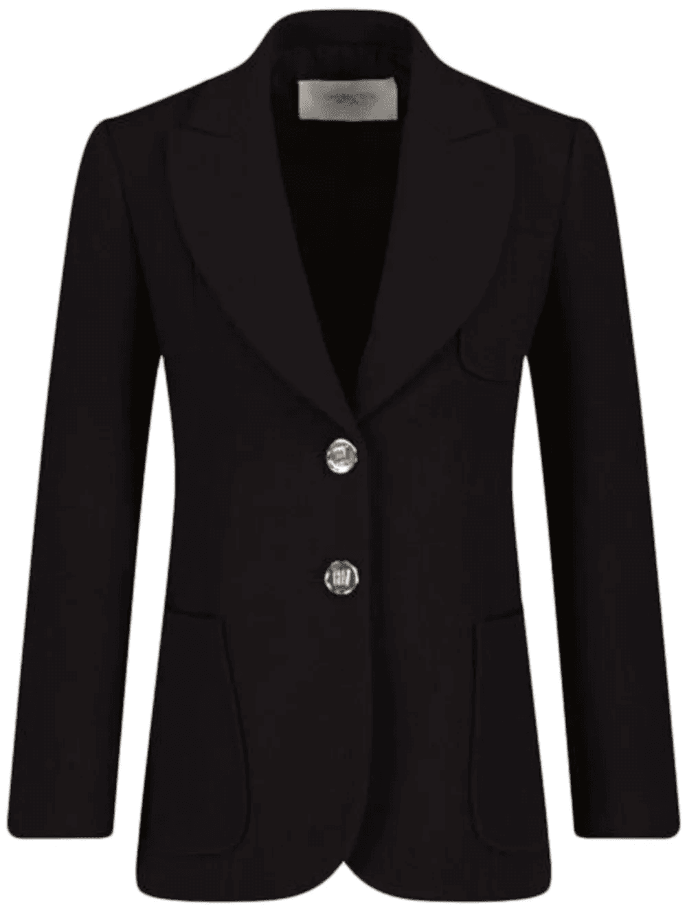 embossed-buttons single-breasted blazer - Image 1