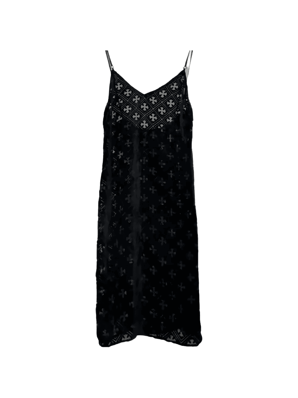 monogram-pattern mini dress - Image 1