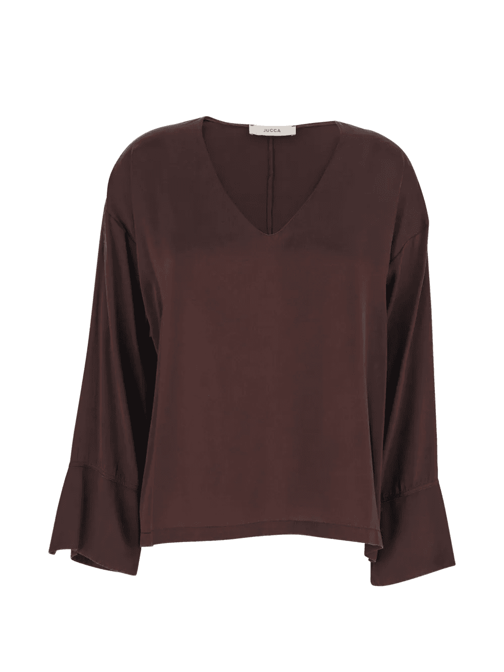 V-neck long-sleeve top - Image 1