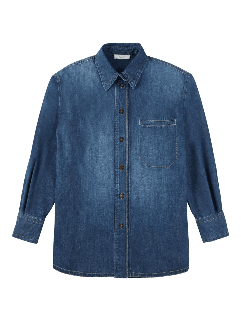 buttoned denim shirt - Image 1