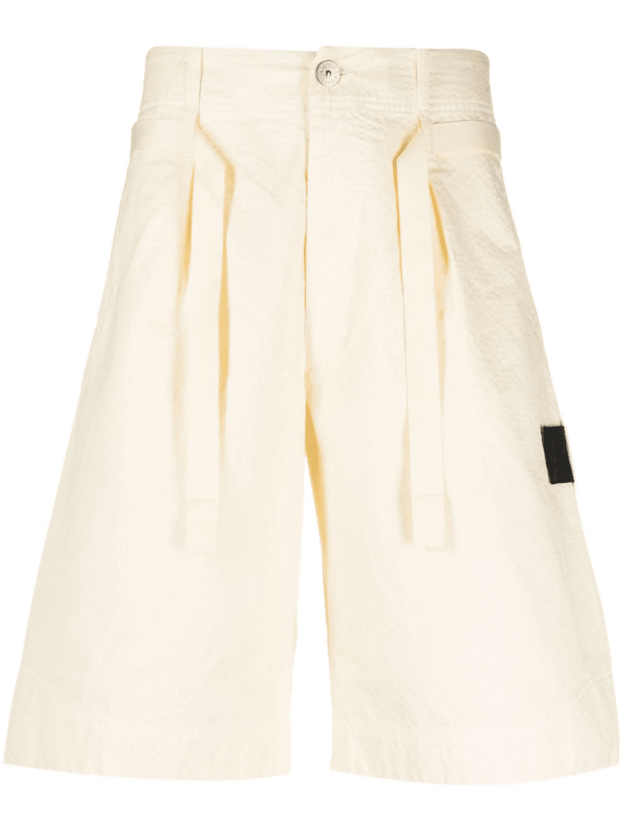 Compass-patch chino shorts - Image 1