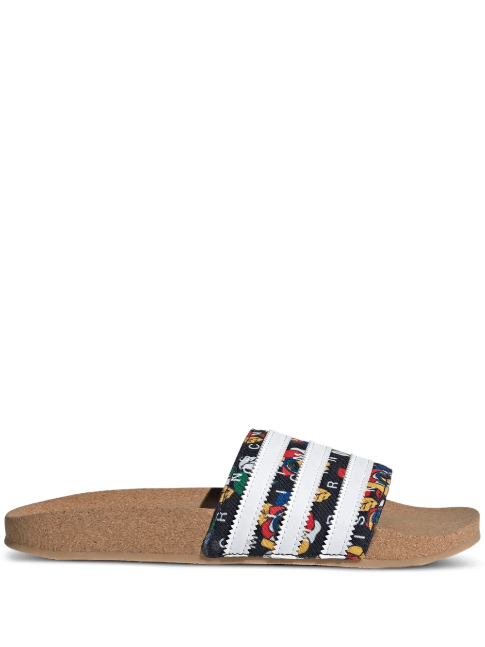 Rich Mnisi Adilette "Core Black /Cloud White/Supplier Colour" slides - Image 1