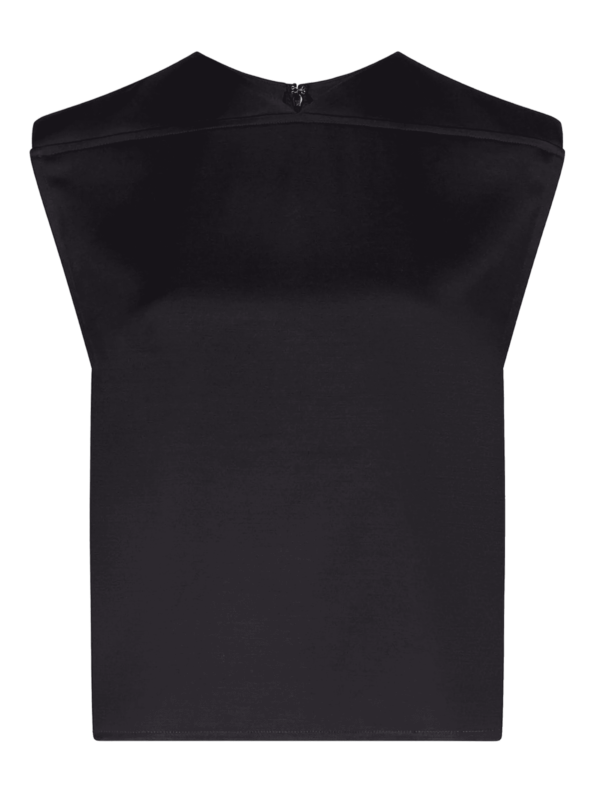 boxy V-neck top - Image 1