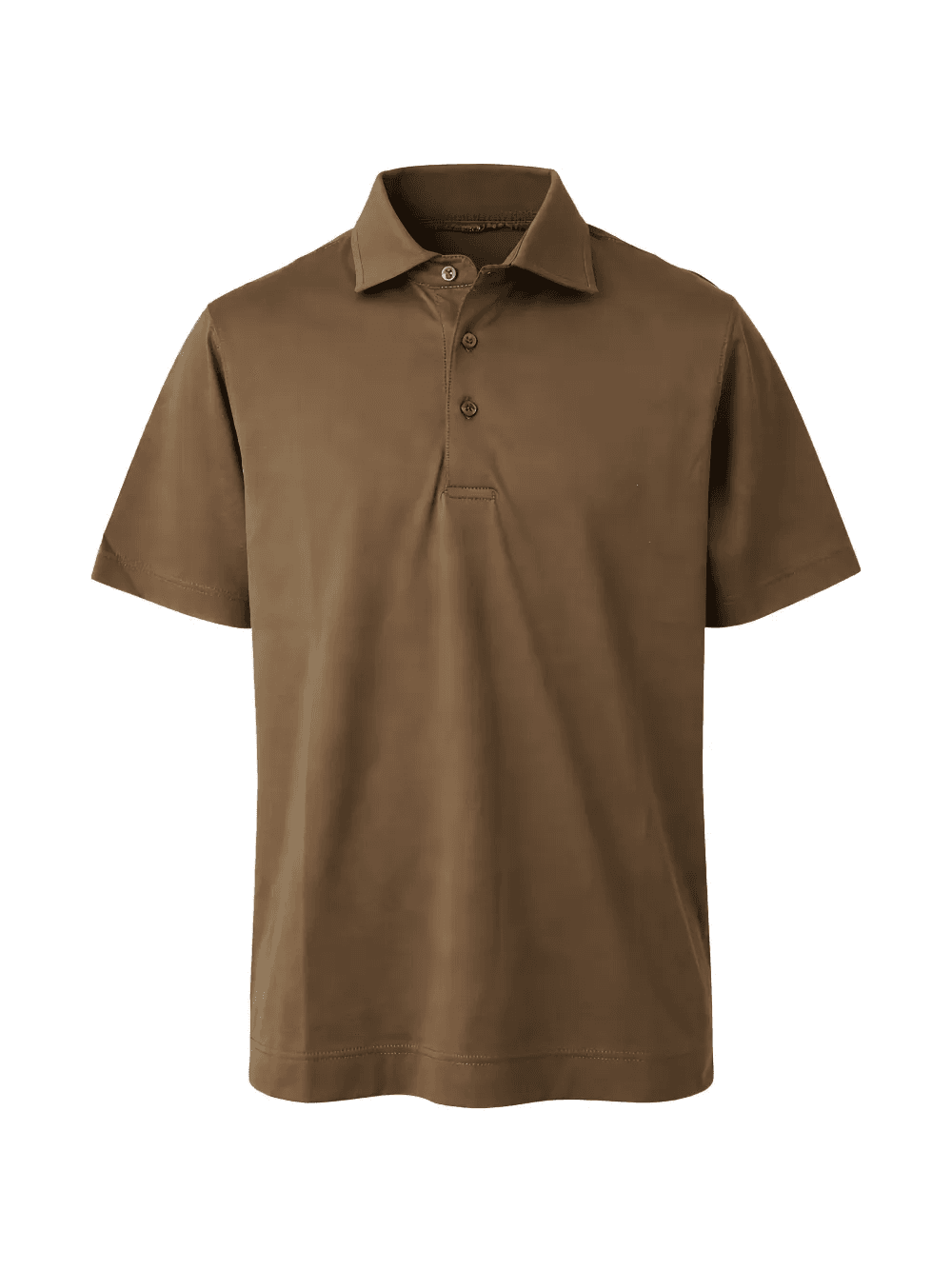 button-fastening polo shirt - Image 1