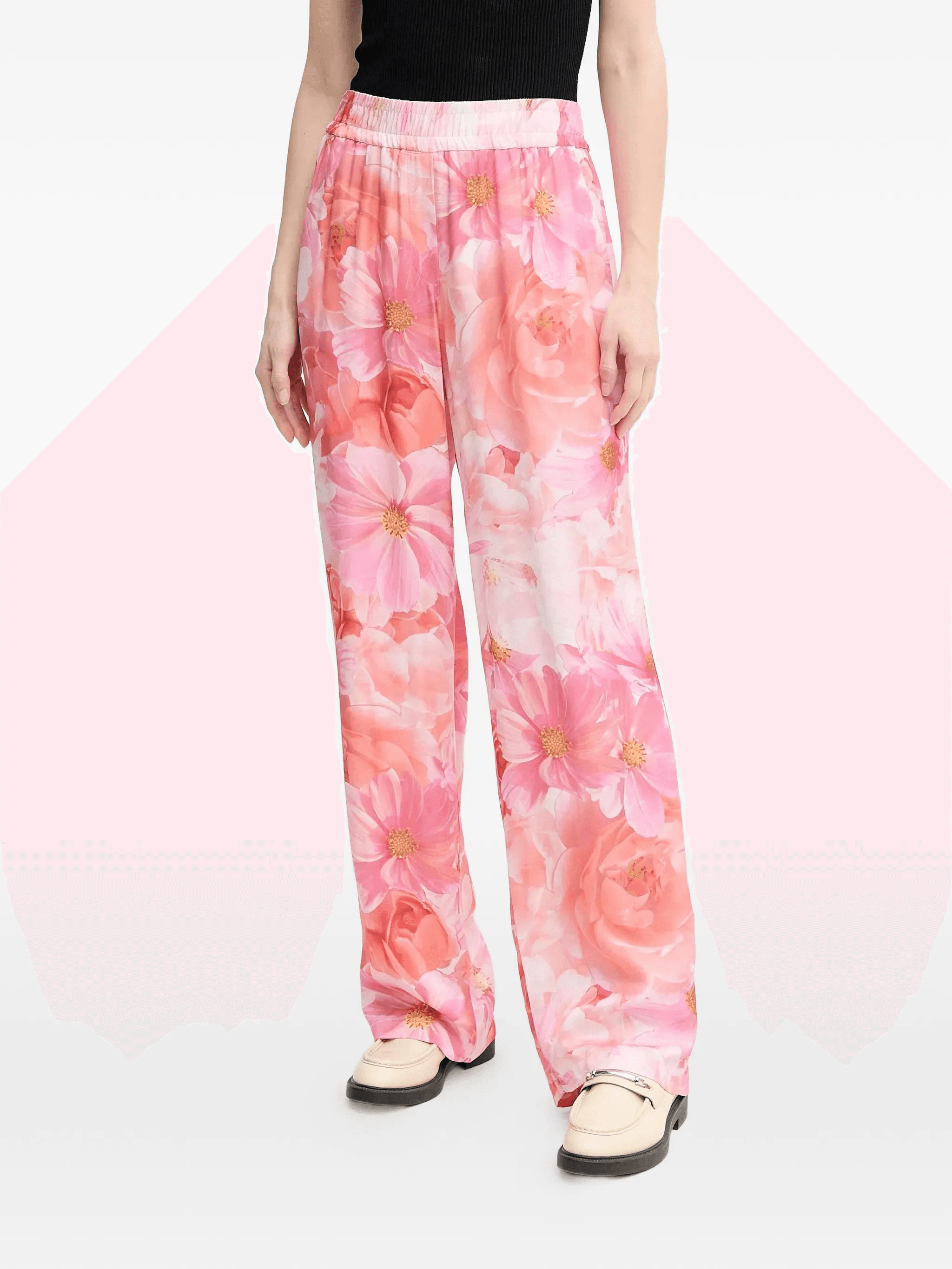 floral-print trousers - Image 1