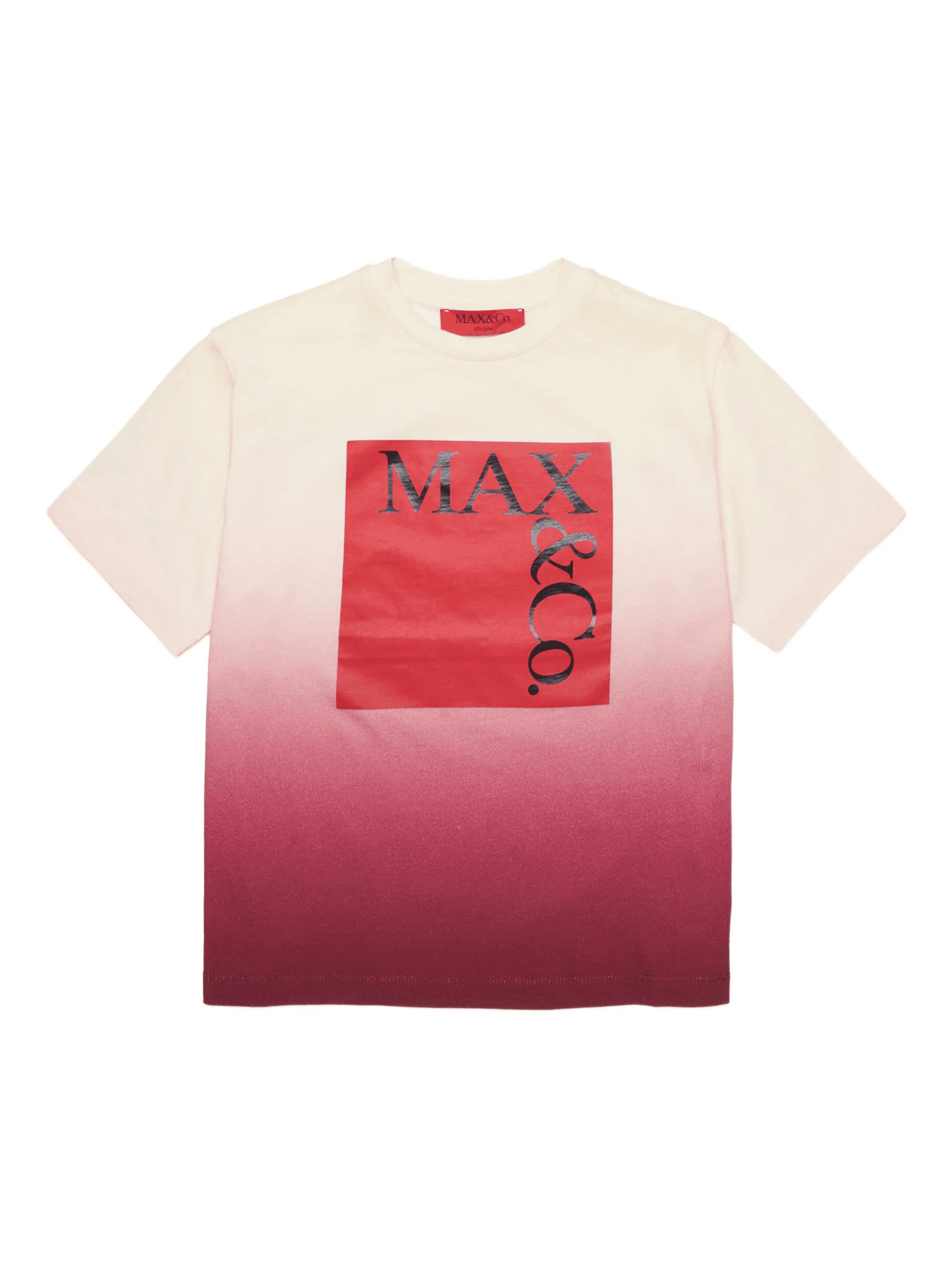 gradient-print logo T-shirt - Image 1