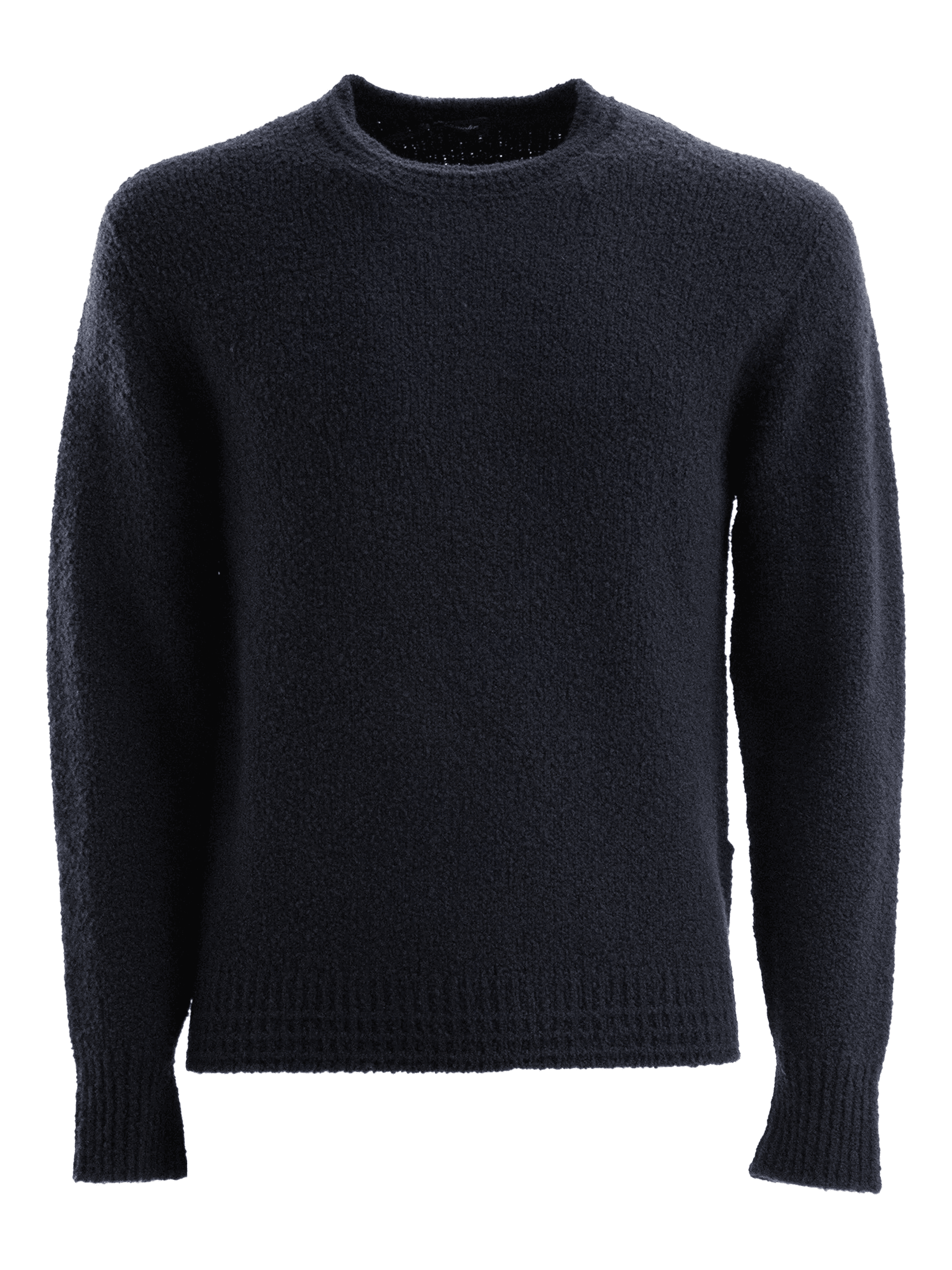 textured crew-neck sweater - Image 1