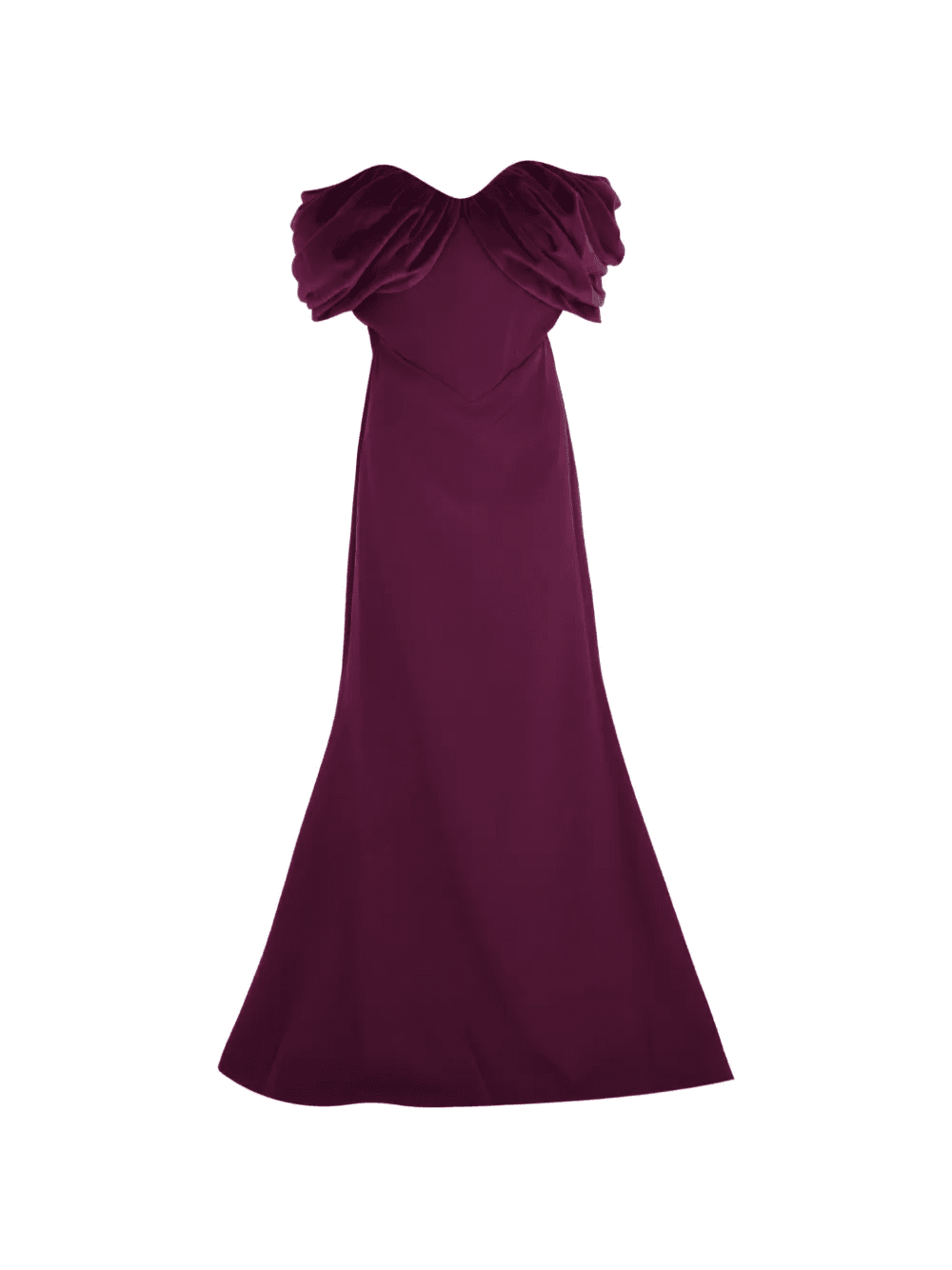 Ivonna velvet-detail maxi dress - Image 1