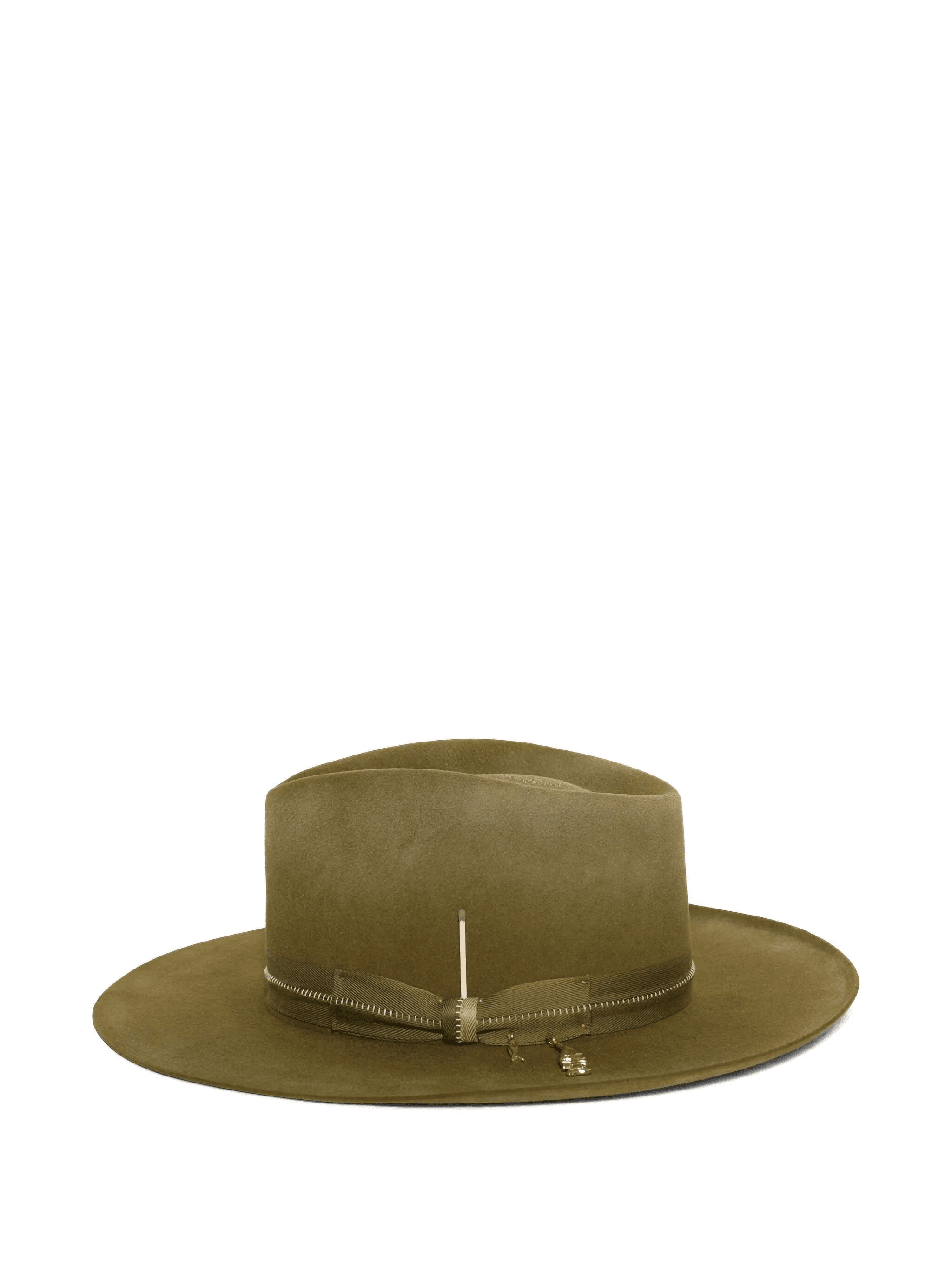 Malecon matchstick-detail fedora hat - Image 1