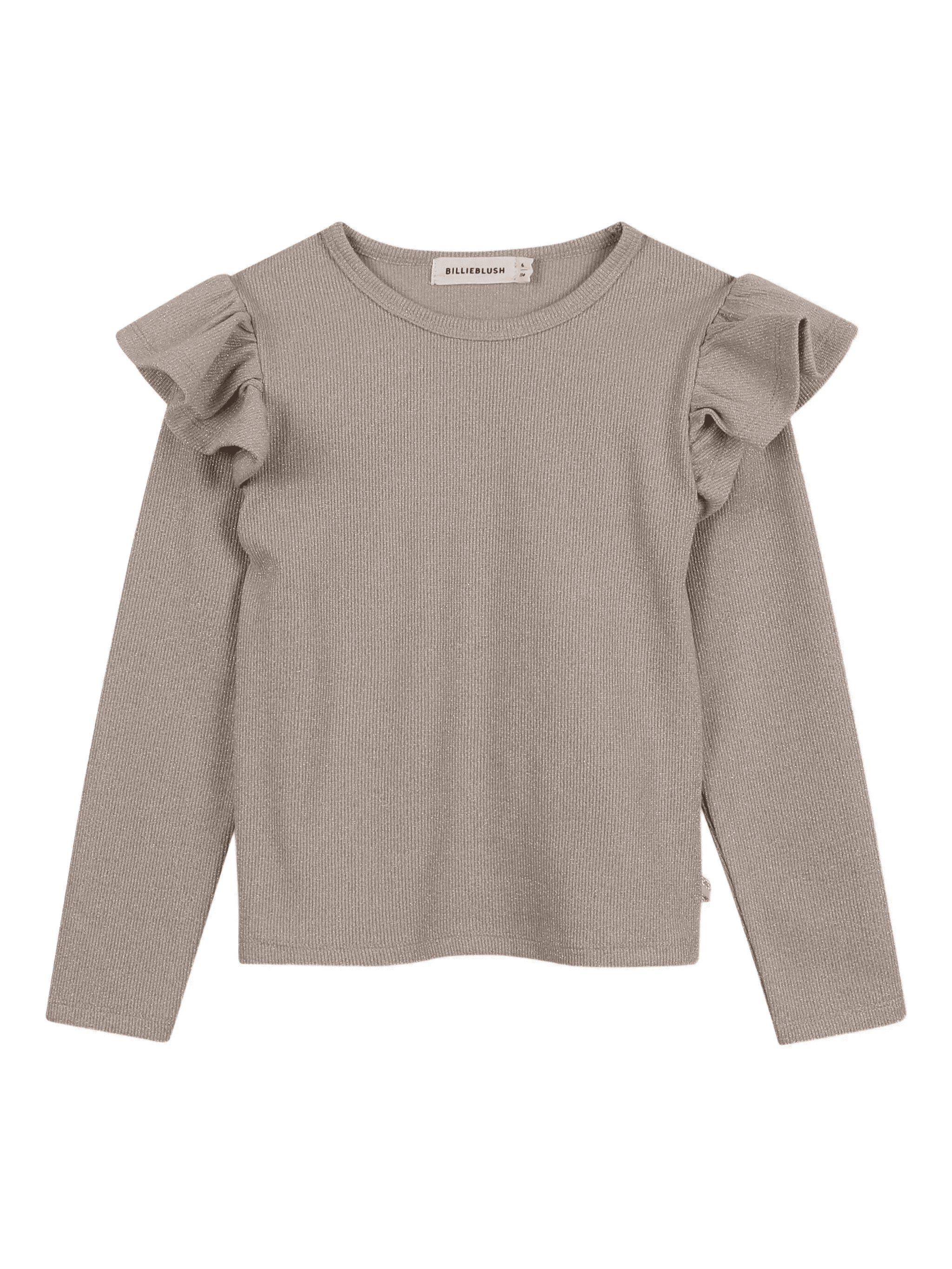 ruffle-detail long-sleeve top - Image 1
