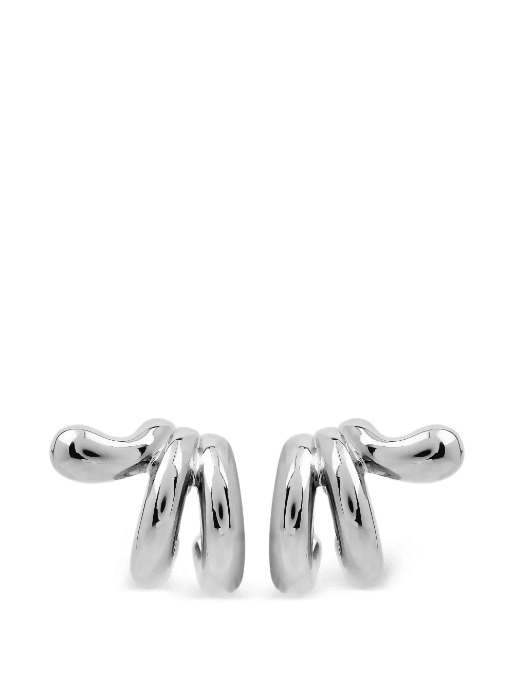 trio brass earrings - Image 1