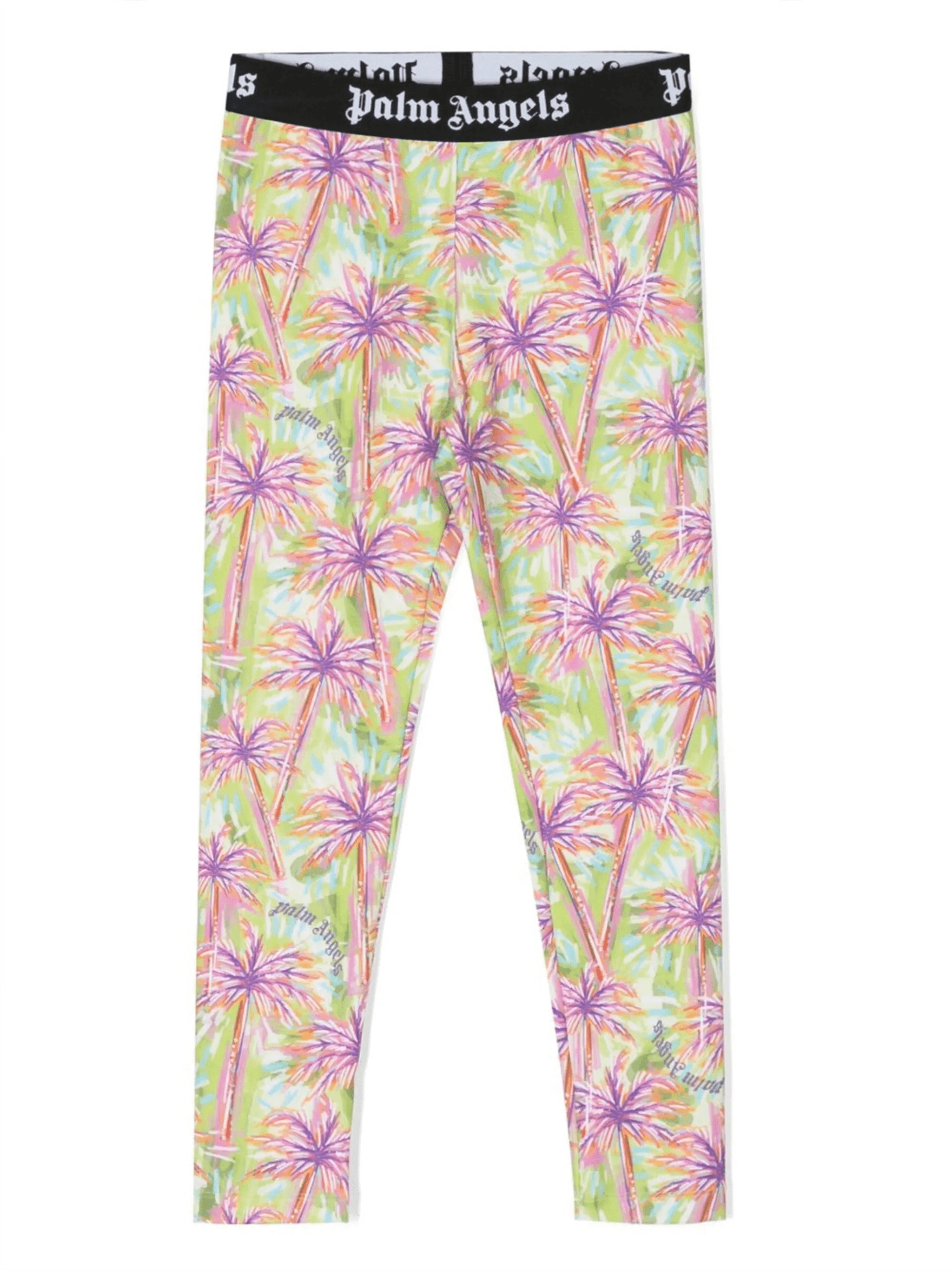 printed stretch-jersey leggings - Image 1
