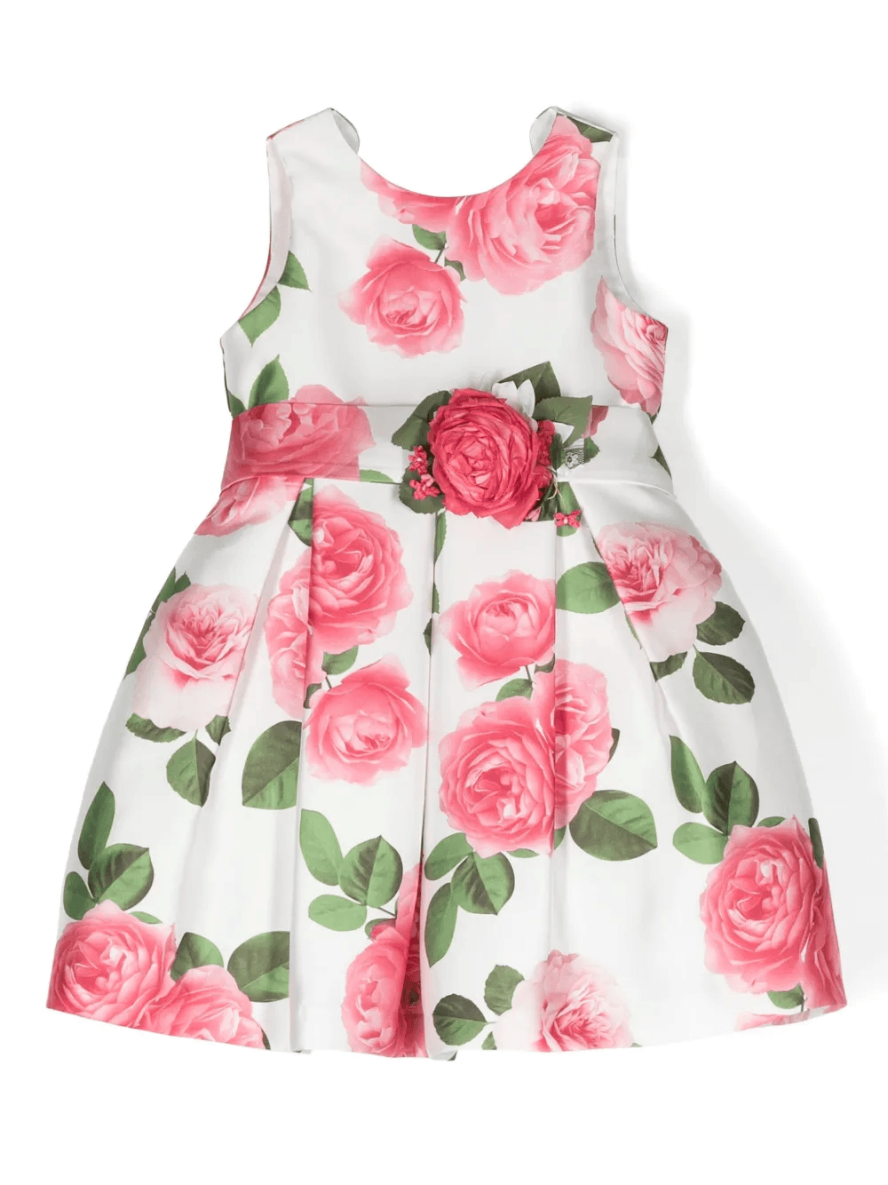 floral-print pleated dress - Image 1