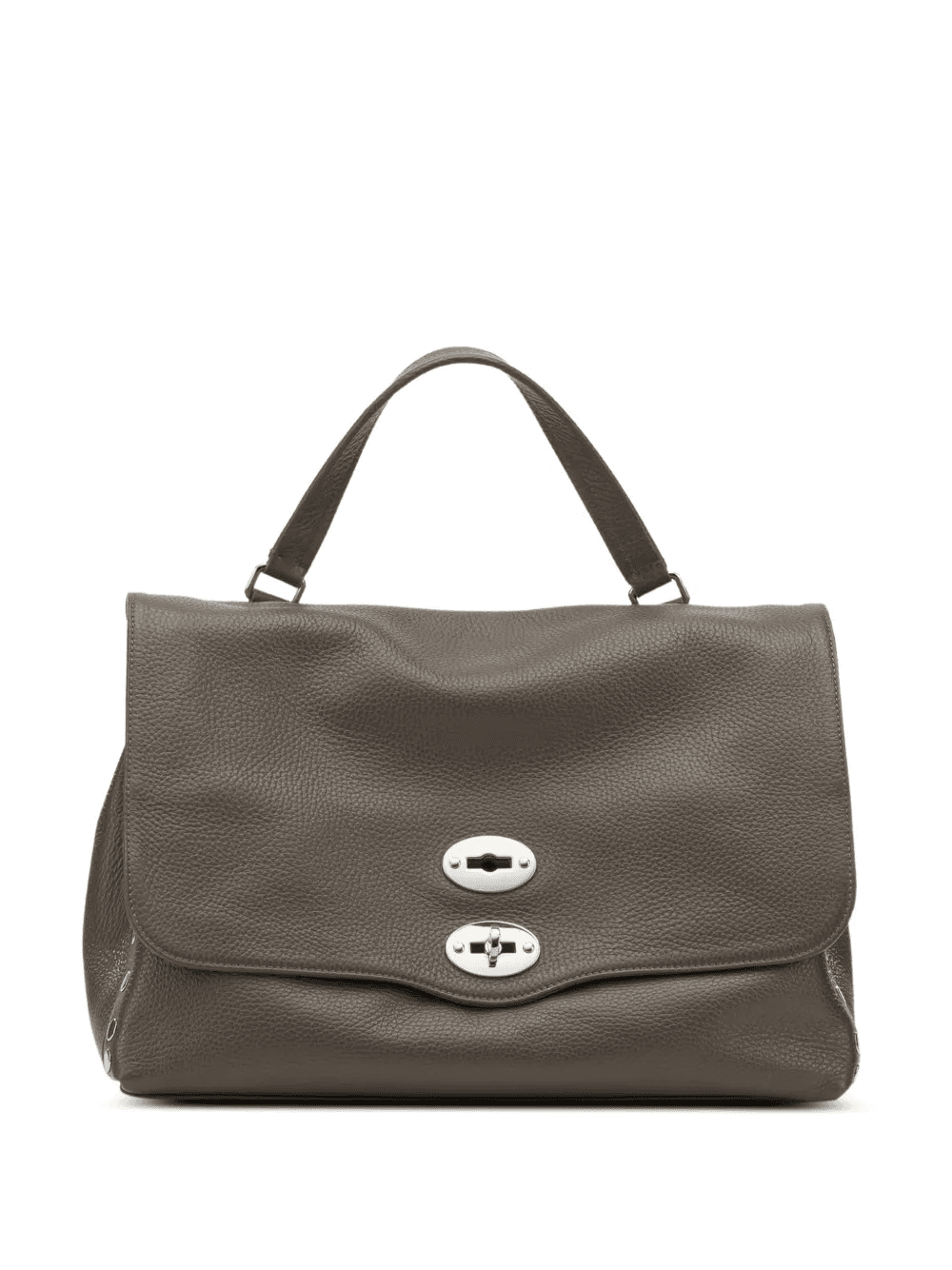 medium Postina® studded top-handle tote bag - Image 1