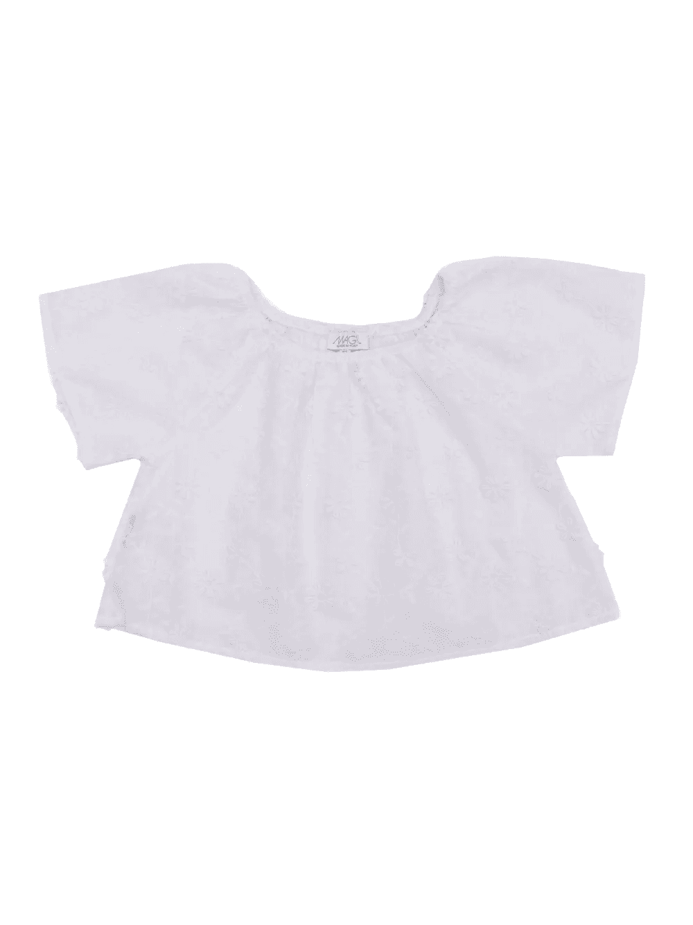 embroidered-flowers top - Image 1