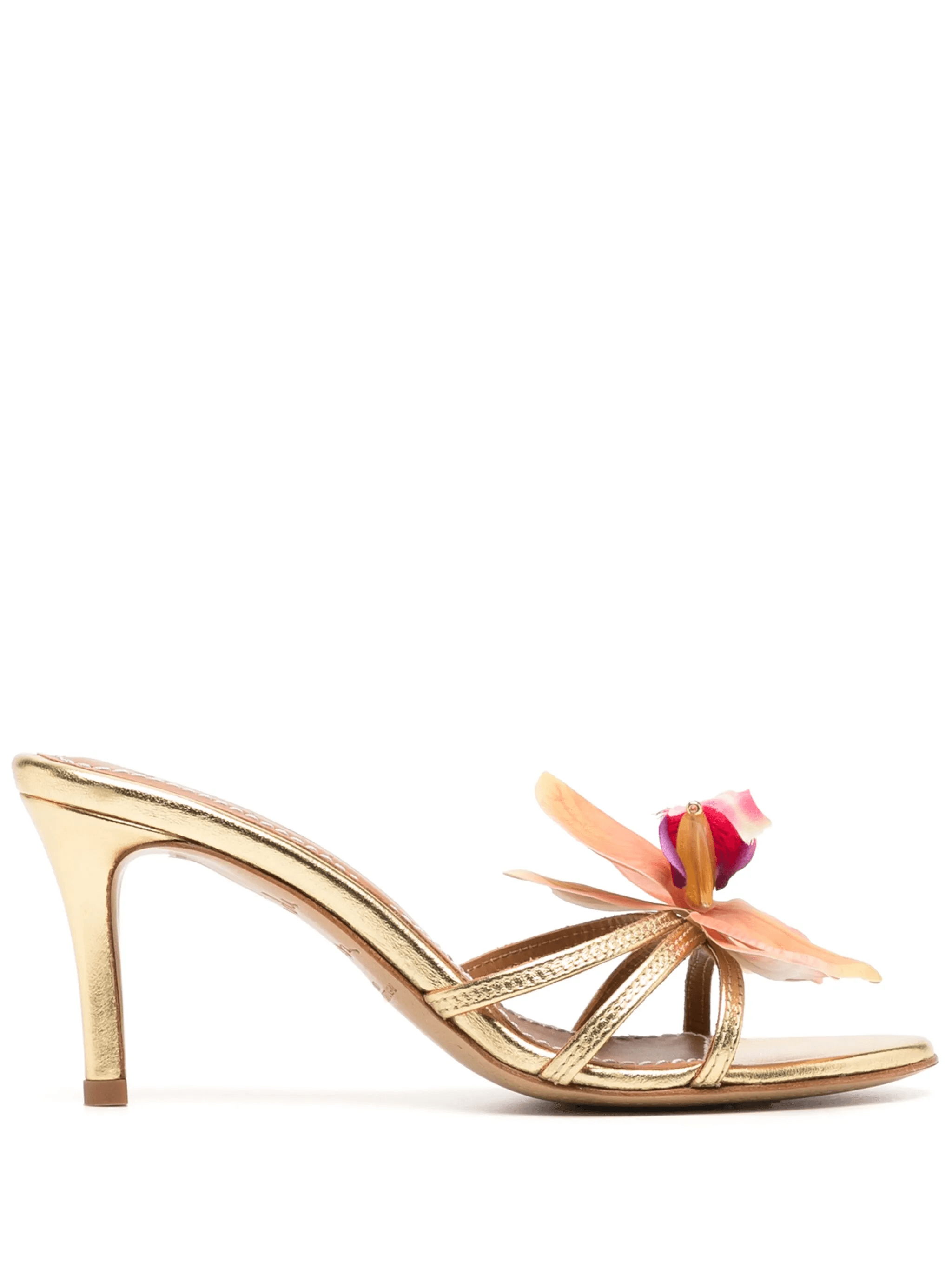 Cecily flower-appliqué sandals - Image 1